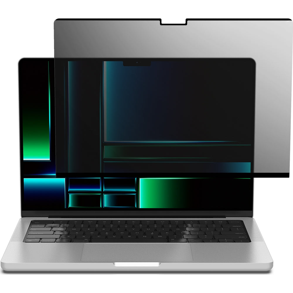 Folie mit Sichtschutzfilter für MacBook Pro 14" 2021-2024, Spigen SafeView Privacy Filter