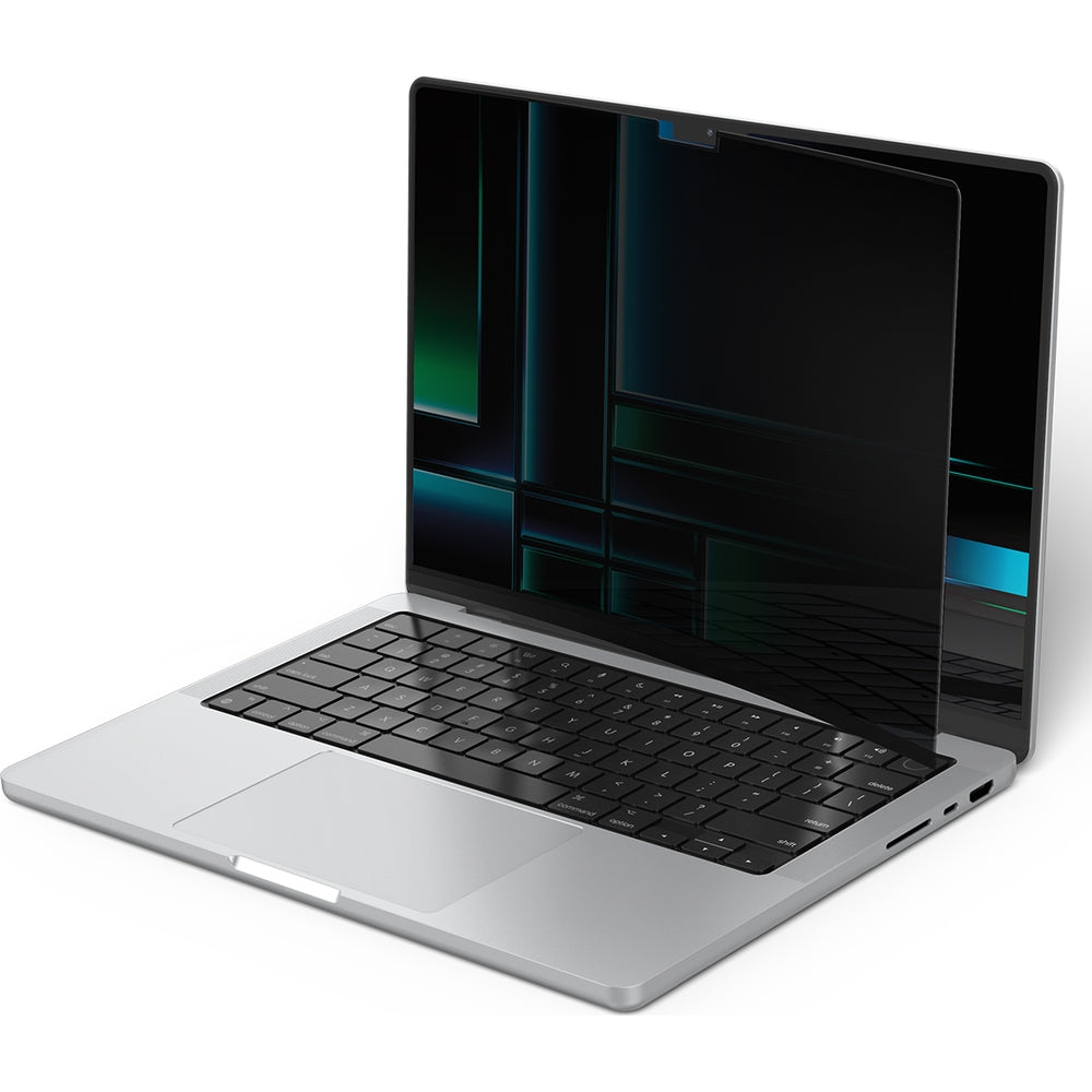 Folie mit Sichtschutzfilter für MacBook Pro 14" 2021-2024, Spigen SafeView Privacy Filter