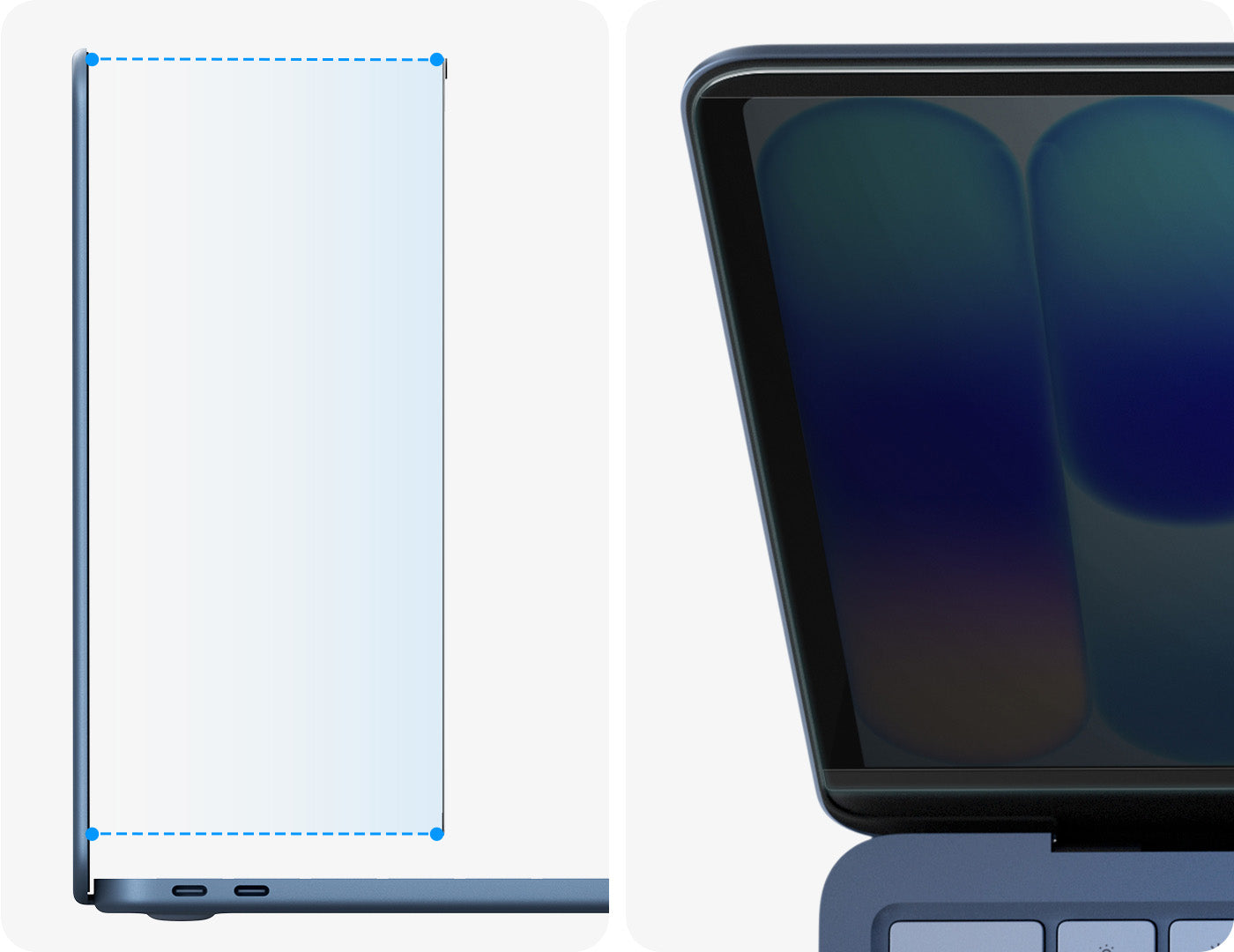 Folie mit Sichtschutzfilter für MacBook Neo 13" A18 Pro 2026, Spigen SafeView Privacy Filter