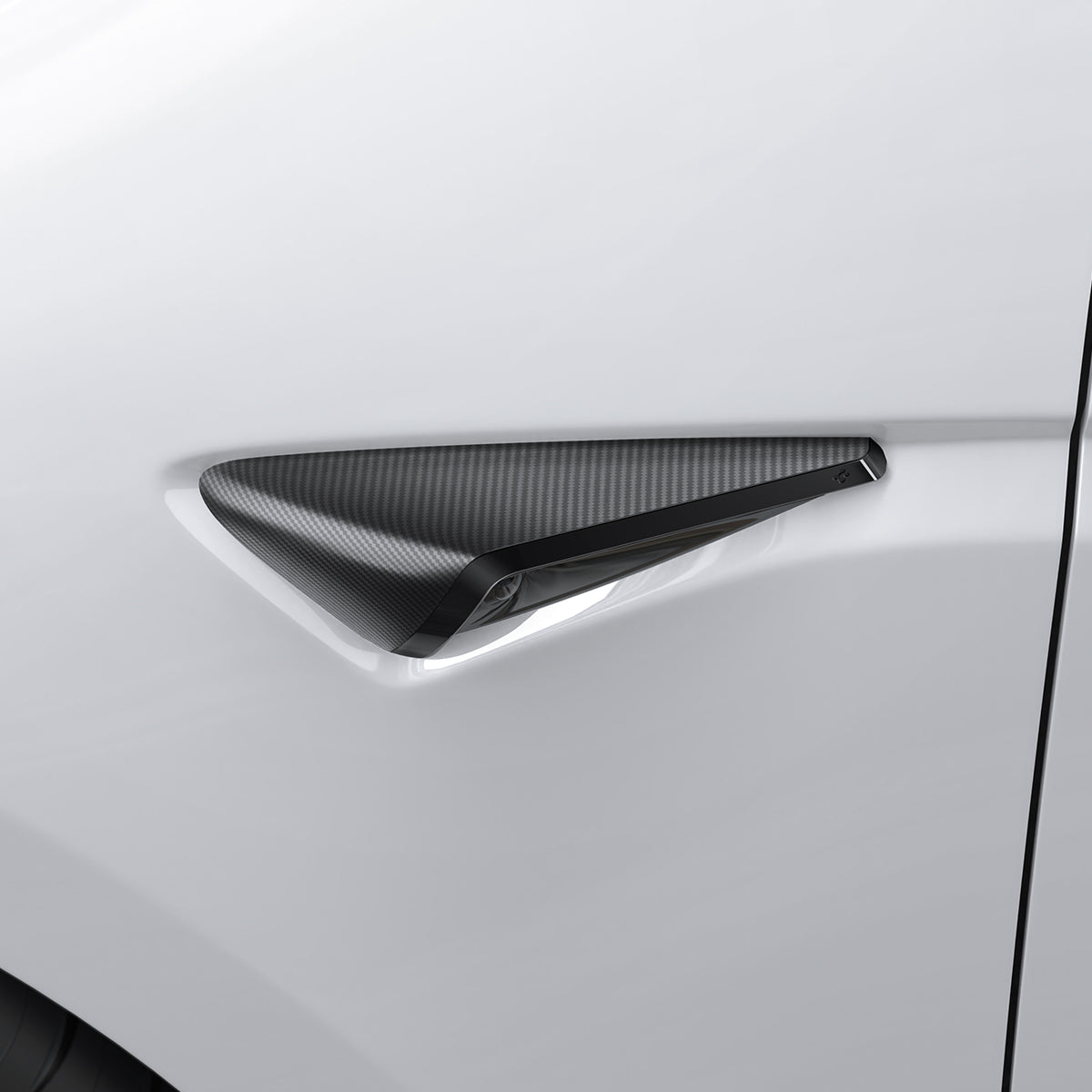 Abdeckungen für Seitenkameras für Tesla Model 3 Highland 2024-25, Spigen Side Camera Protection Cover, Carbon