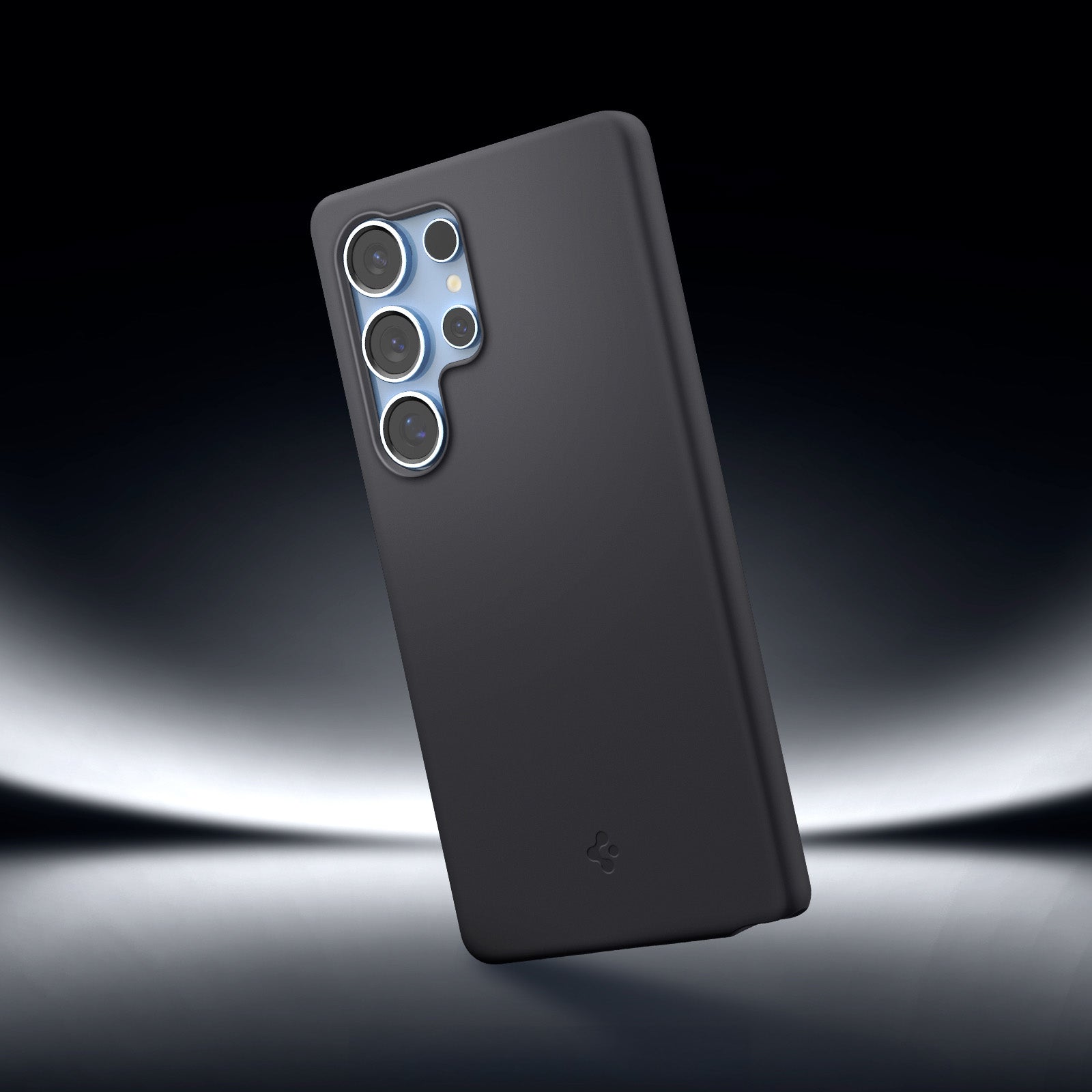 Handyhülle für Galaxy S25 Ultra, Spigen Silicone Fit Mag mit MagSafe, Schwarz