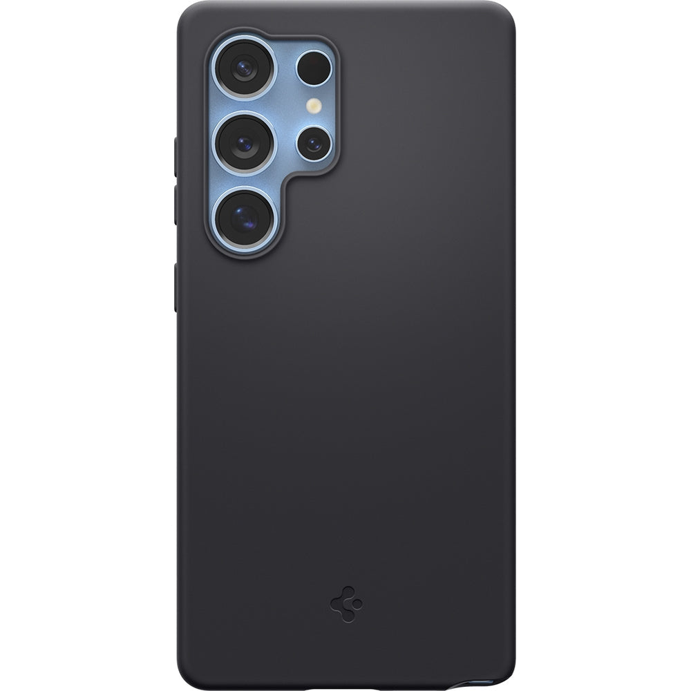 Handyhülle für Galaxy S25 Ultra, Spigen Silicone Fit Mag mit MagSafe, Schwarz