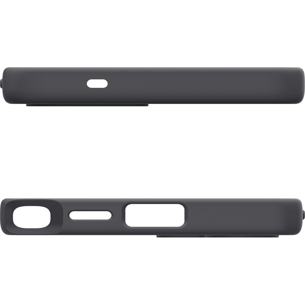 Handyhülle für Galaxy S25 Ultra, Spigen Silicone Fit Mag mit MagSafe, Schwarz
