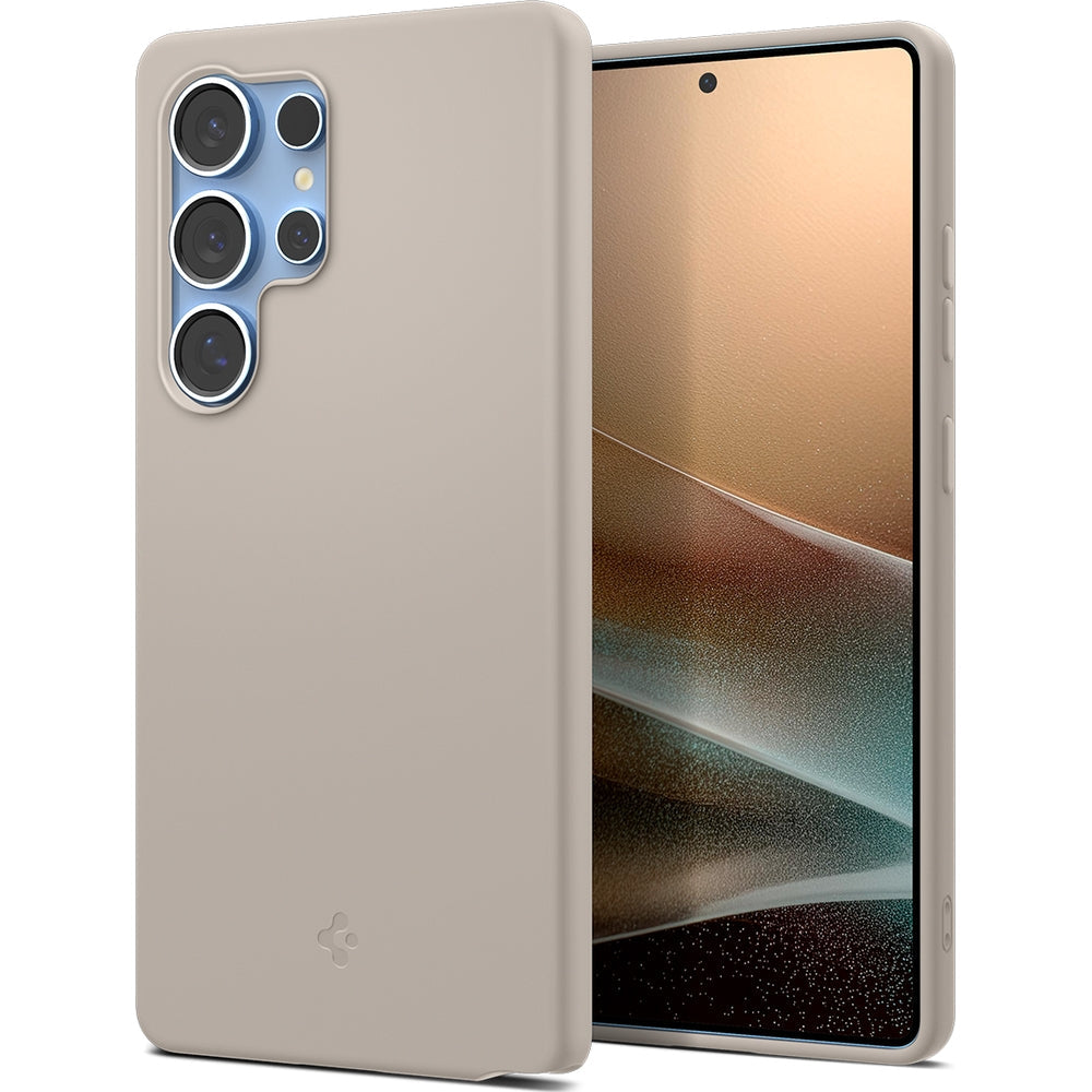 Handyhülle für Galaxy S25 Ultra, Spigen Silicone Fit Mag mit MagSafe, Beige