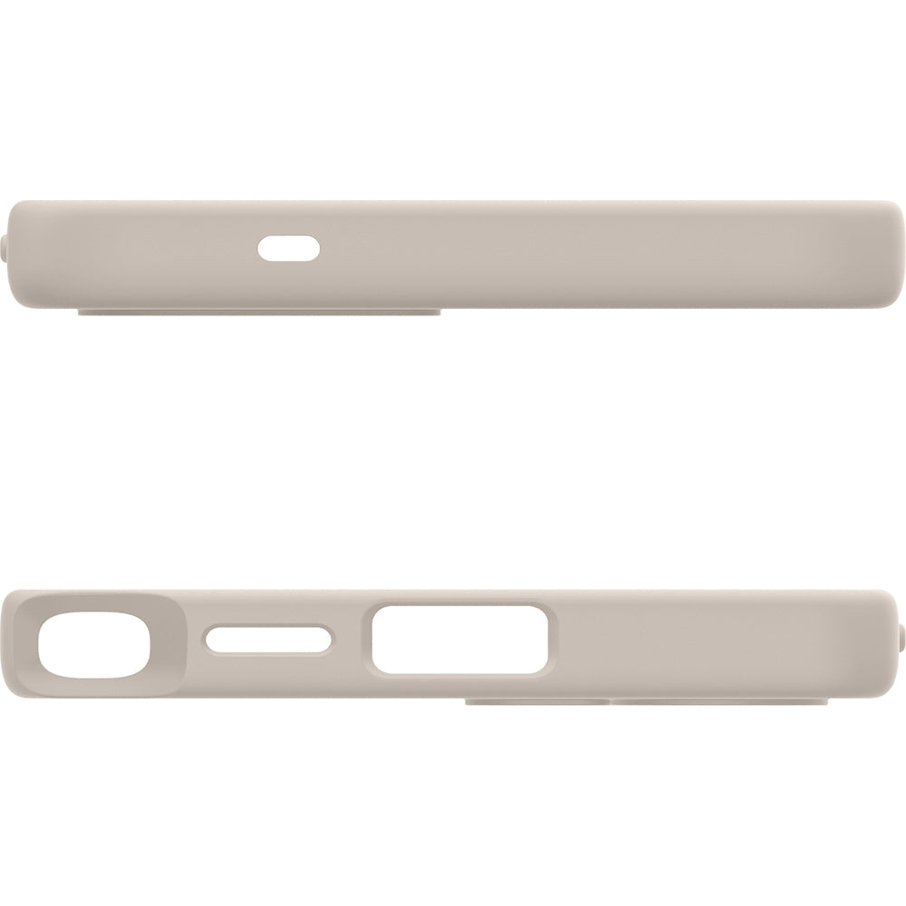 Handyhülle für Galaxy S25 Ultra, Spigen Silicone Fit Mag mit MagSafe, Beige