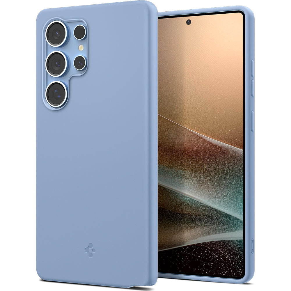 Handyhülle für Galaxy S25 Ultra, Spigen Silicone Fit Mag mit MagSafe, Blau