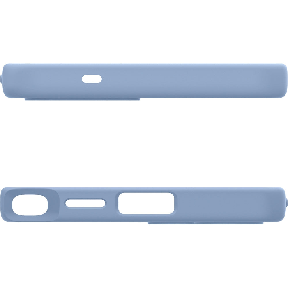 Handyhülle für Galaxy S25 Ultra, Spigen Silicone Fit Mag mit MagSafe, Blau