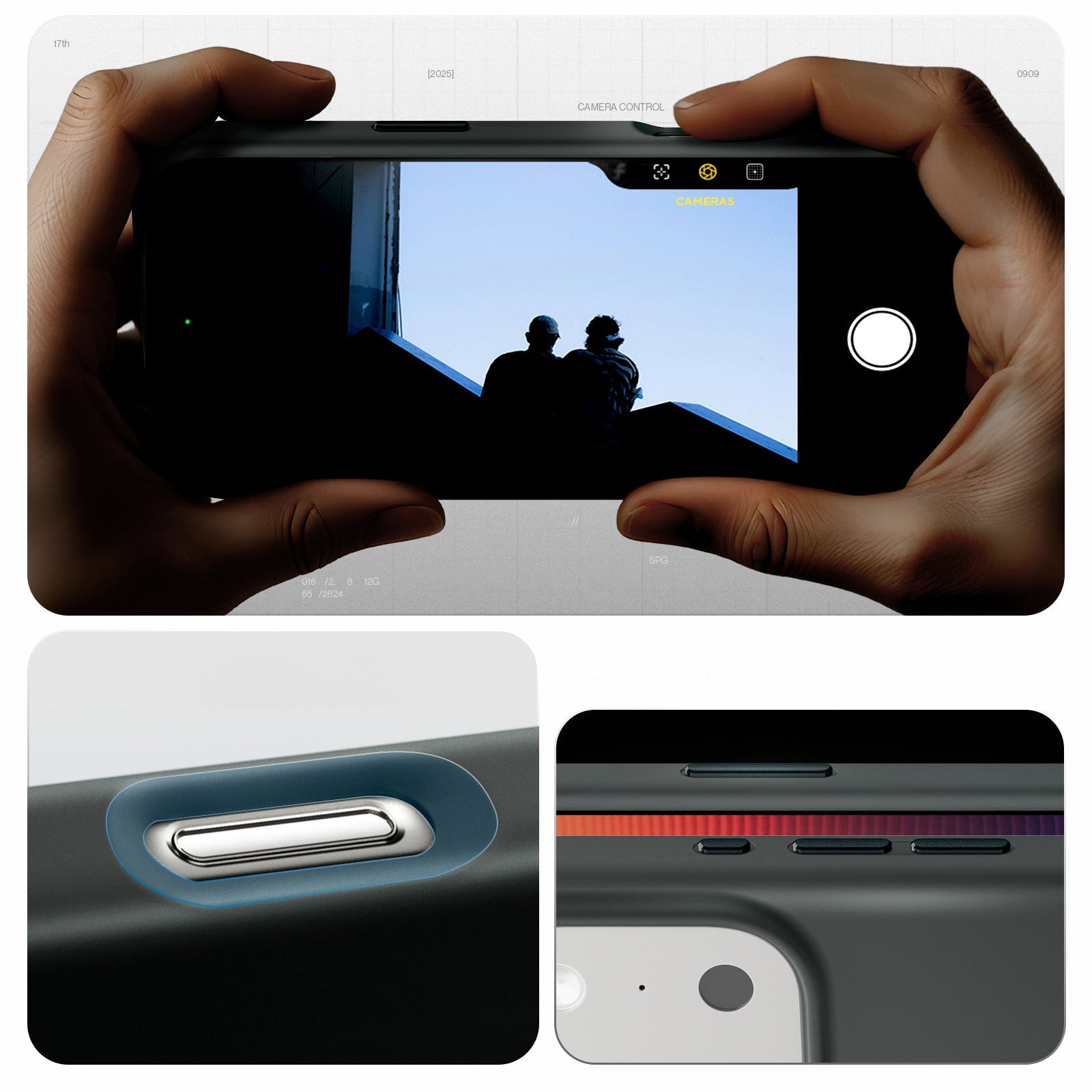 Handyhülle für iPhone 17 Pro, Spigen Silicone Fit Mag mit MagSafe, Grün