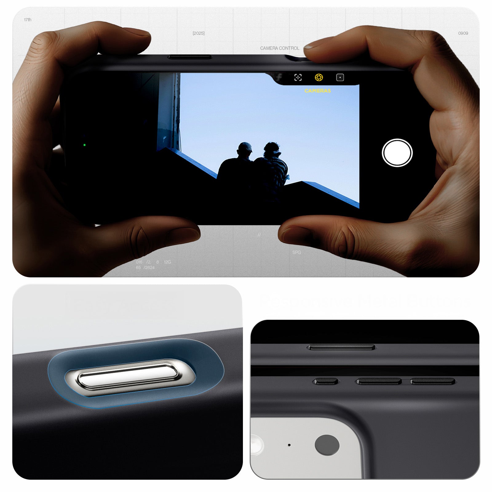 Handyhülle für iPhone 17 Pro Max, Spigen Silicone Fit Mag mit MagSafe, Schwarz