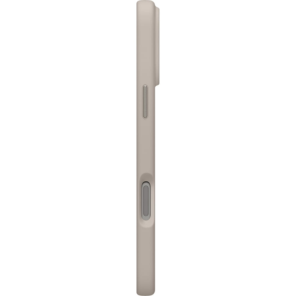 Handyhülle für iPhone 17 Pro, Spigen Silicone Fit Mag mit MagSafe, Beige