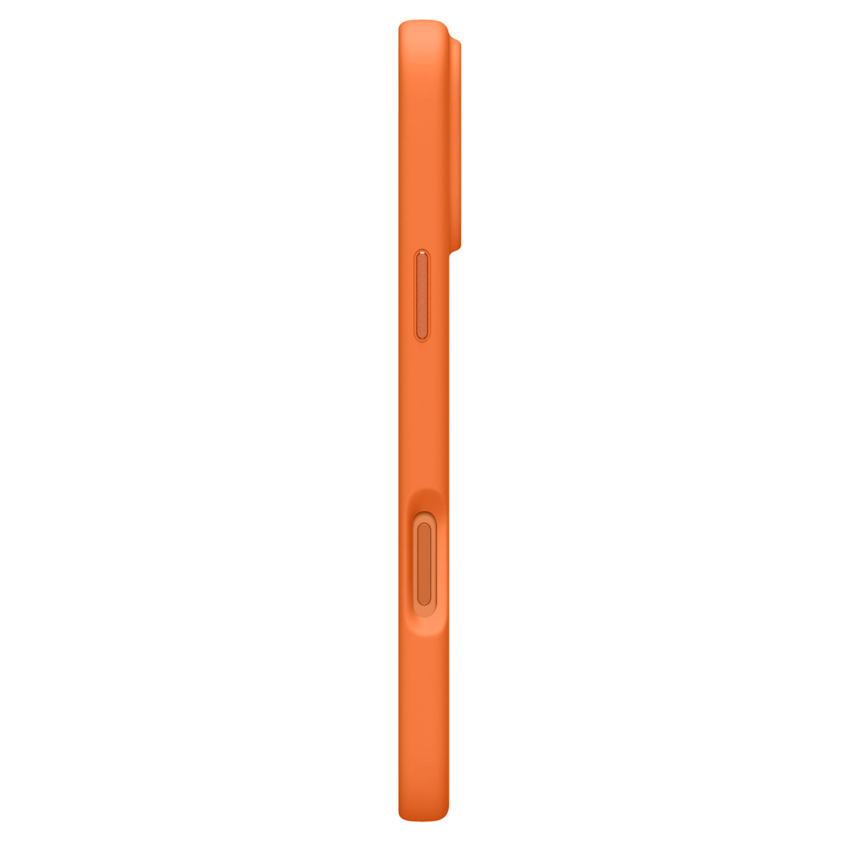 Handyhülle für iPhone 17 Pro Max, Spigen Silicone Fit Mag mit MagSafe, Orange