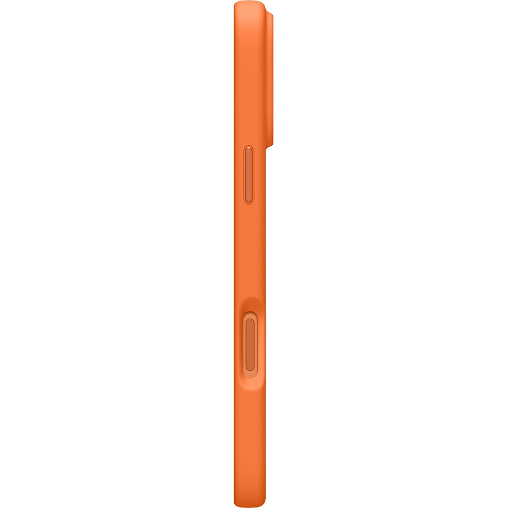 Handyhülle für iPhone 17 Pro, Spigen Silicone Fit Mag mit MagSafe, Orange
