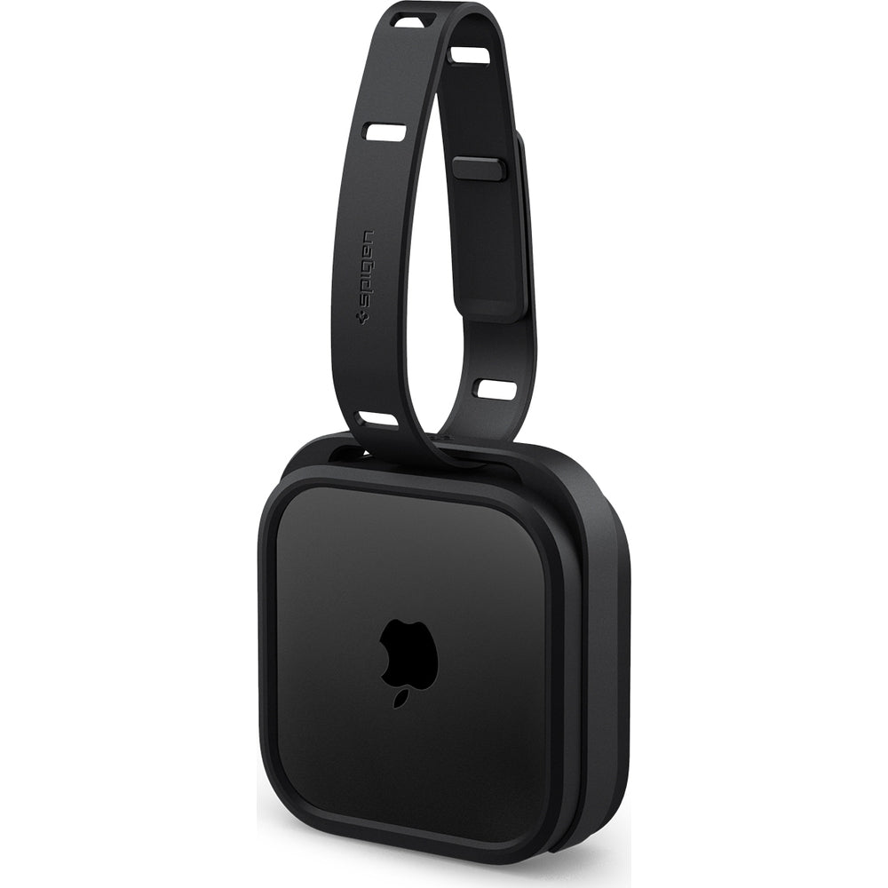 Halterung für Apple TV 4K 3. Gen (2022), Spigen Silicone Fit Mount, Schwarz