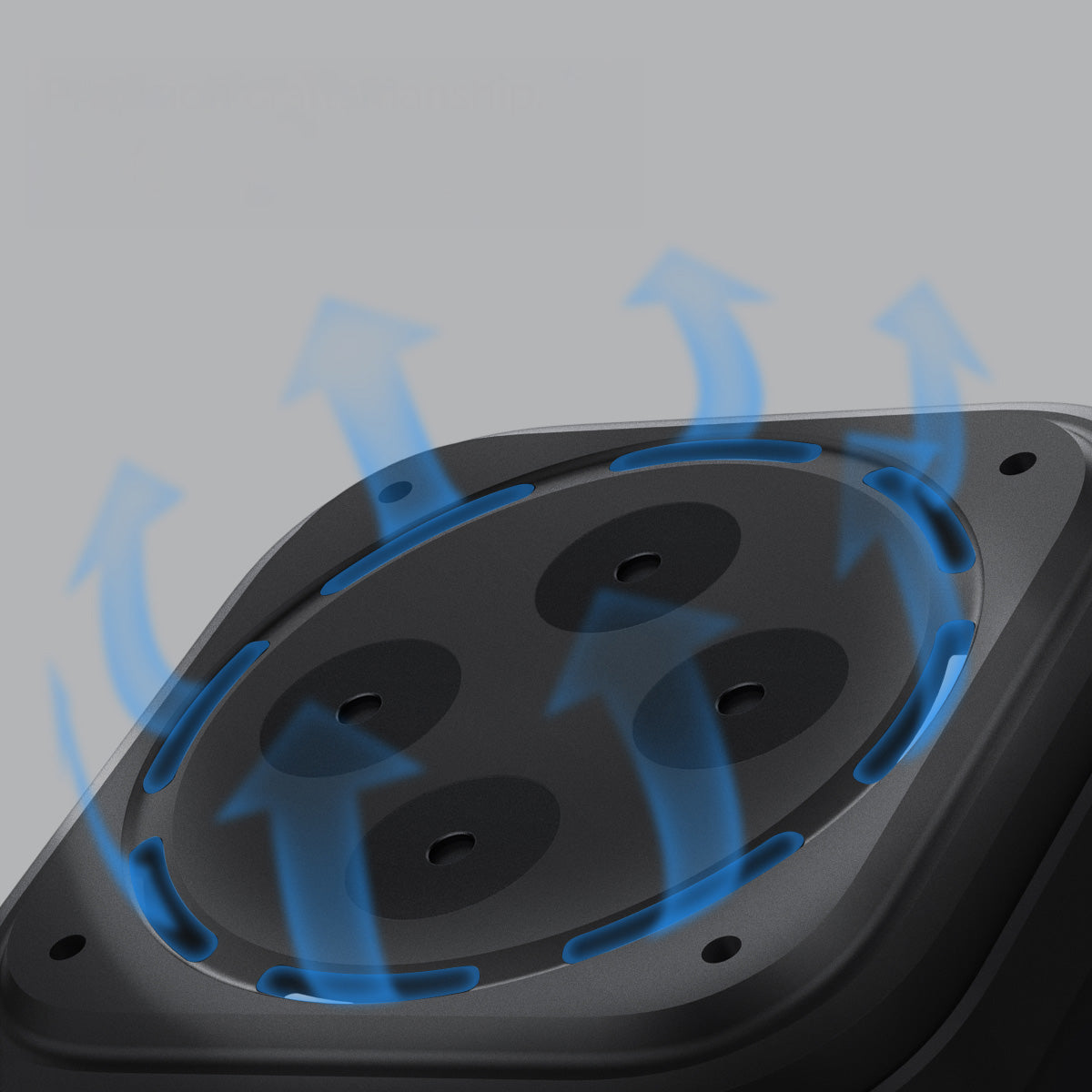 Halterung für Apple TV 4K 3. Gen (2022), Spigen Silicone Fit Mount, Schwarz