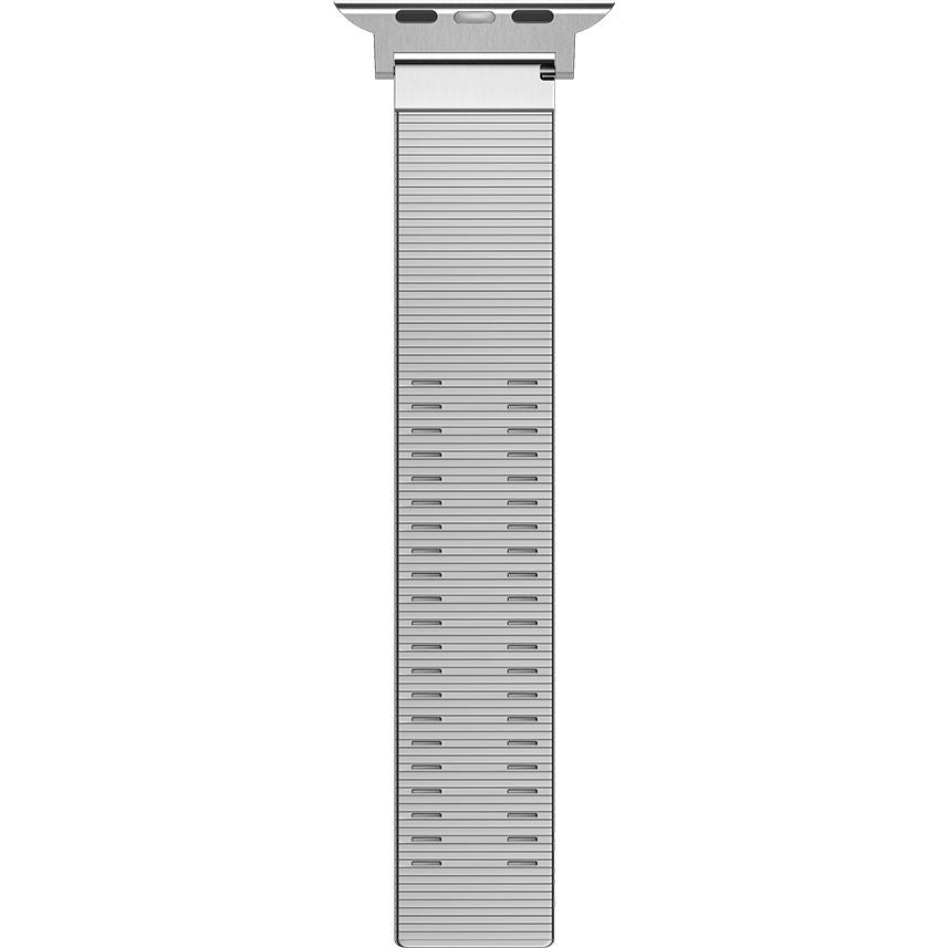 Armband für Apple Watch 49/46/45/44 mm, Spigen Sleek Link, Silbern