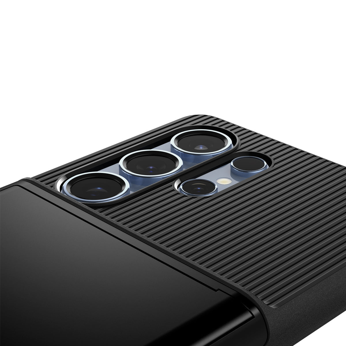 Handyhülle für Galaxy S25 Ultra, Spigen Slim Armor CS, Schwarz