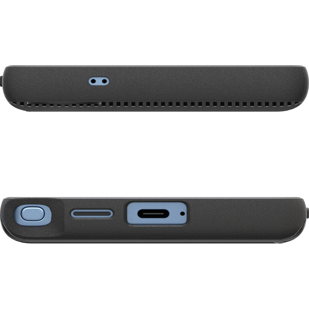 Handyhülle für Galaxy S25 Ultra, Spigen Slim Armor CS, Schwarz