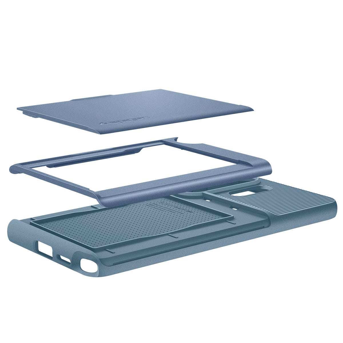 Handyhülle für Galaxy S26 Ultra, Spigen Slim Armor CS, Blau