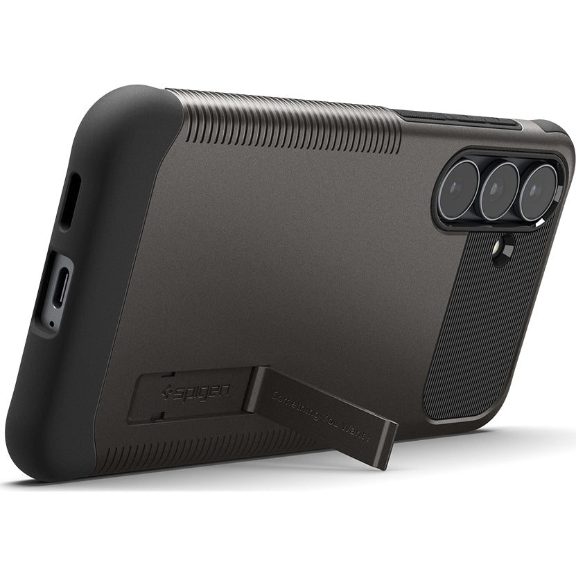 Handyhülle für Galaxy S25 FE, Spigen Slim Armor Mag mit MagSafe, Rotguss