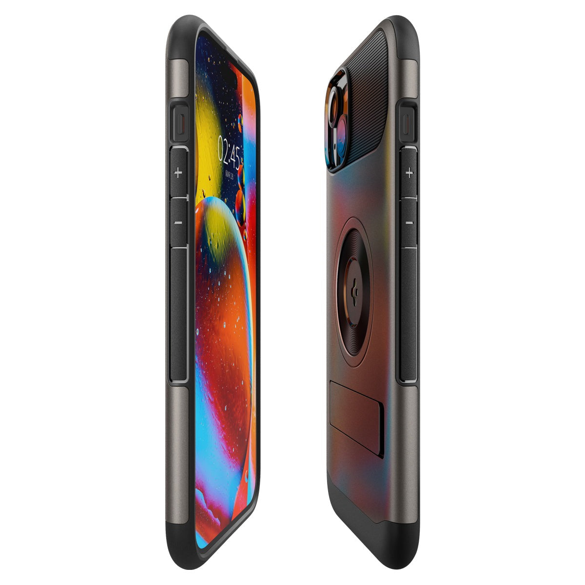 Schutzhülle Spigen Slim Armor Mag mit MagSafe für iPhone 15, Rotguss