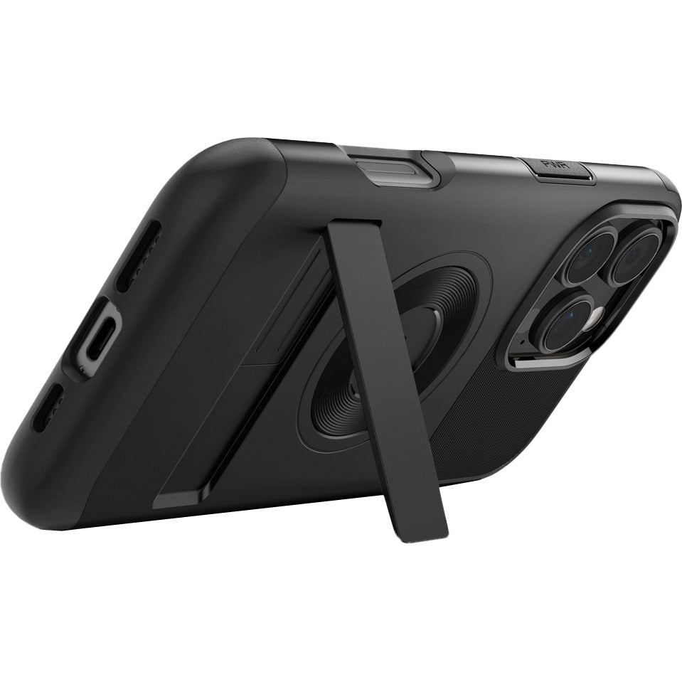 Handyhülle für iPhone 16 Pro, Spigen Slim Armor Mag mit MagSafe, Schwarz