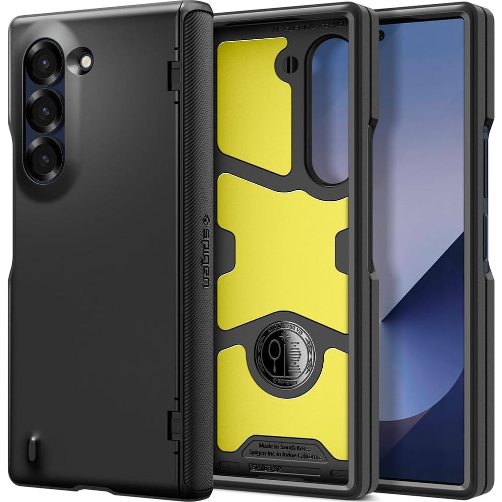 Schutzhülle für Galaxy Z Fold6, Spigen Slim Armor Pro, Schwarz