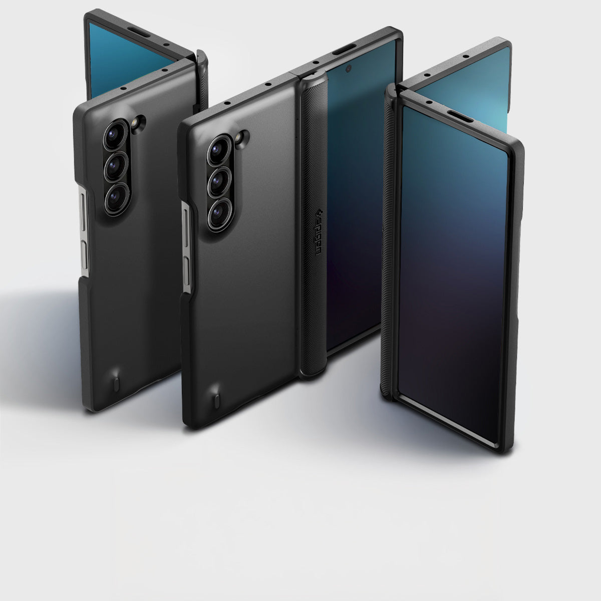 Schutzhülle für Galaxy Z Fold6, Spigen Slim Armor Pro, Schwarz