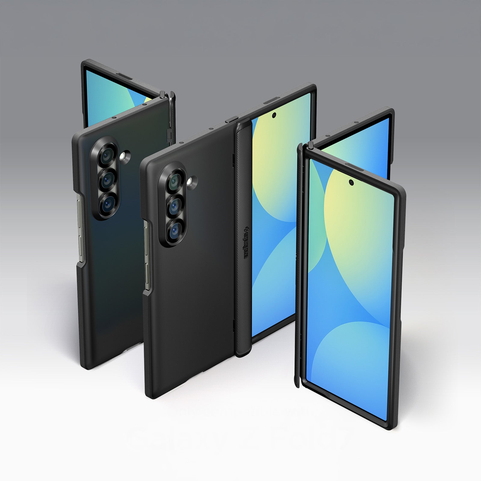 Handyhülle für Galaxy Z Fold7, Spigen Slim Armor Pro Mag mit MagSafe, Schwarz