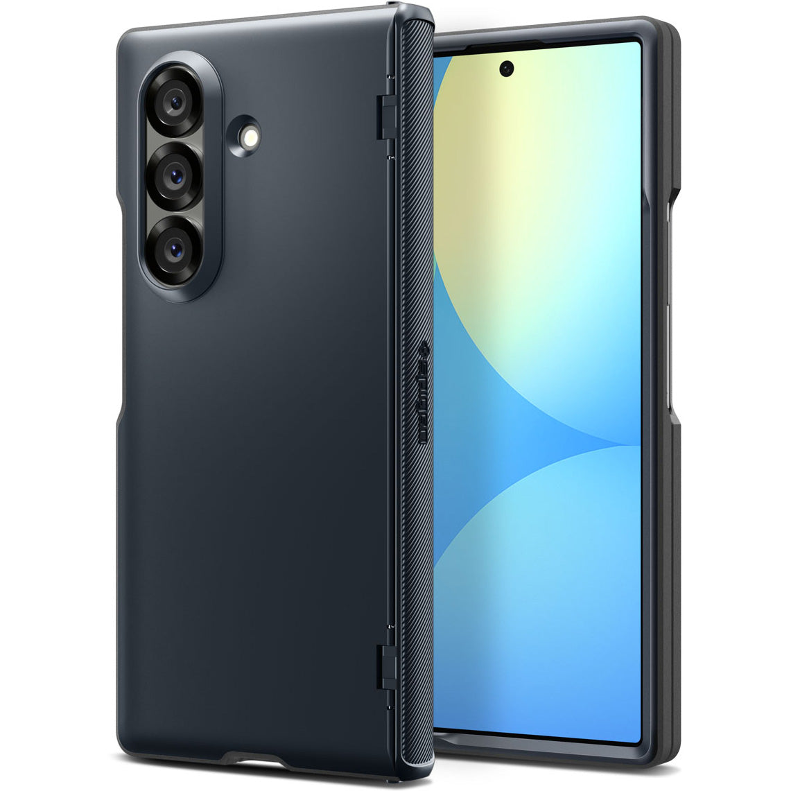 Handyhülle für Galaxy Z Fold7, Spigen Slim Armor Pro Mag mit MagSafe, Dunkelblau