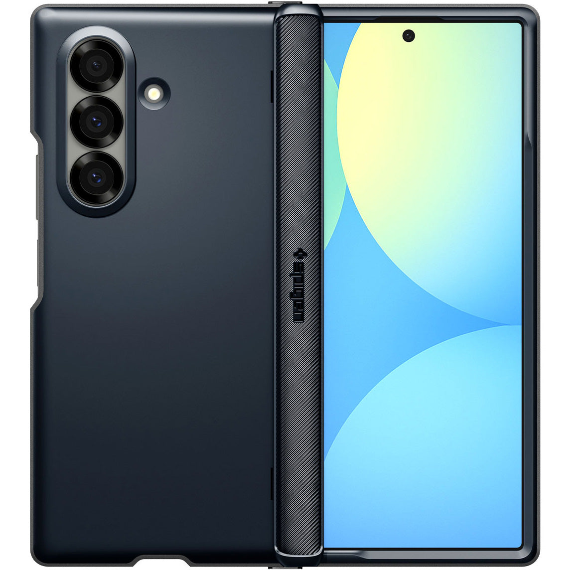 Handyhülle für Galaxy Z Fold7, Spigen Slim Armor Pro Mag mit MagSafe, Dunkelblau