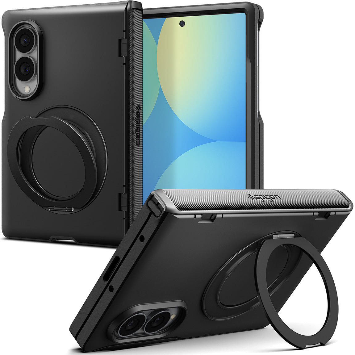 Handyhülle für Galaxy Z Fold8, Spigen Slim Armor Pro S Mag mit MagSafe, Schwarz