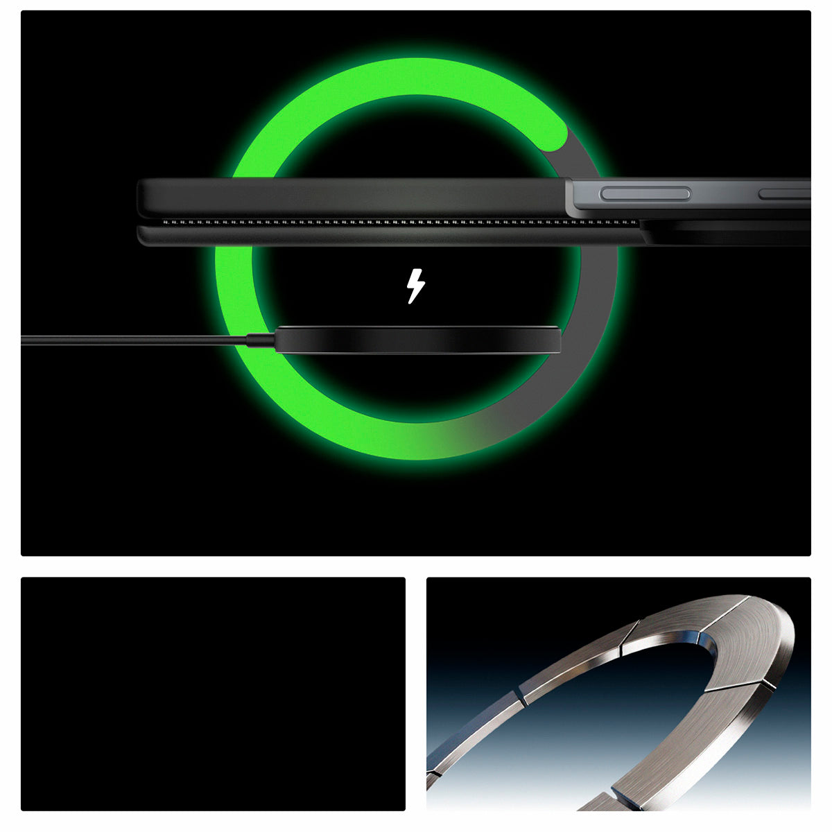 Handyhülle für Galaxy Z Fold8, Spigen Slim Armor Pro S Mag mit MagSafe, Schwarz