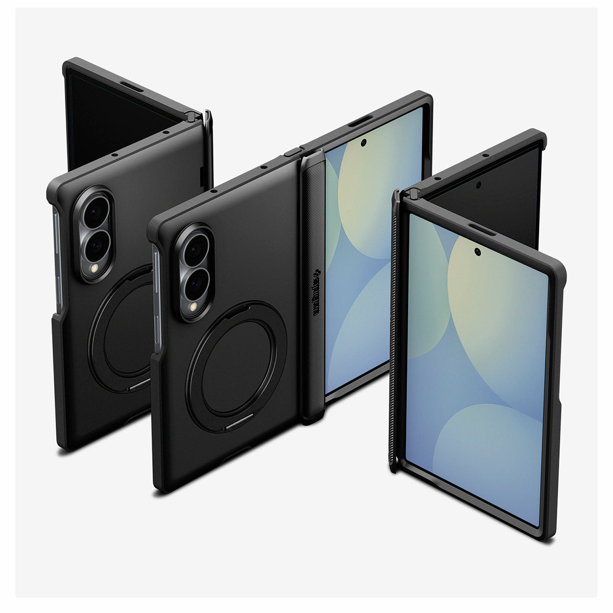 Handyhülle für Galaxy Z Fold8, Spigen Slim Armor Pro S Mag mit MagSafe, Schwarz