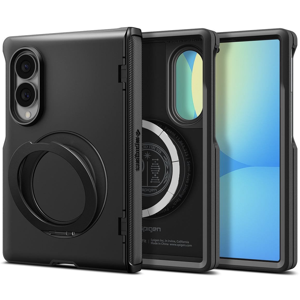 Handyhülle für Galaxy Z Fold8, Spigen Slim Armor Pro S Mag mit MagSafe, Schwarz