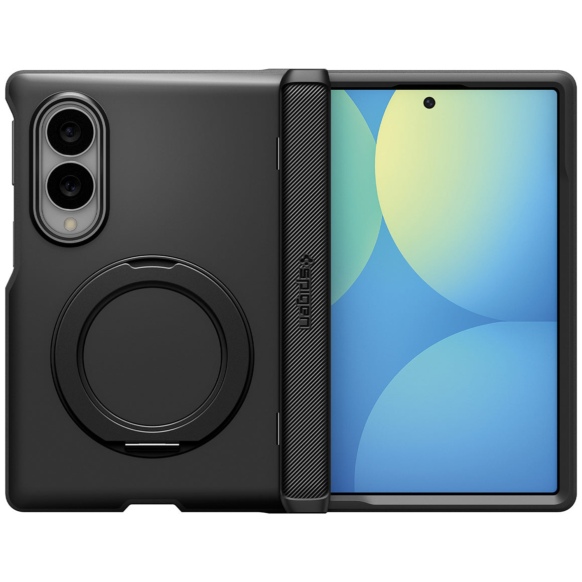 Handyhülle für Galaxy Z Fold8, Spigen Slim Armor Pro S Mag mit MagSafe, Schwarz