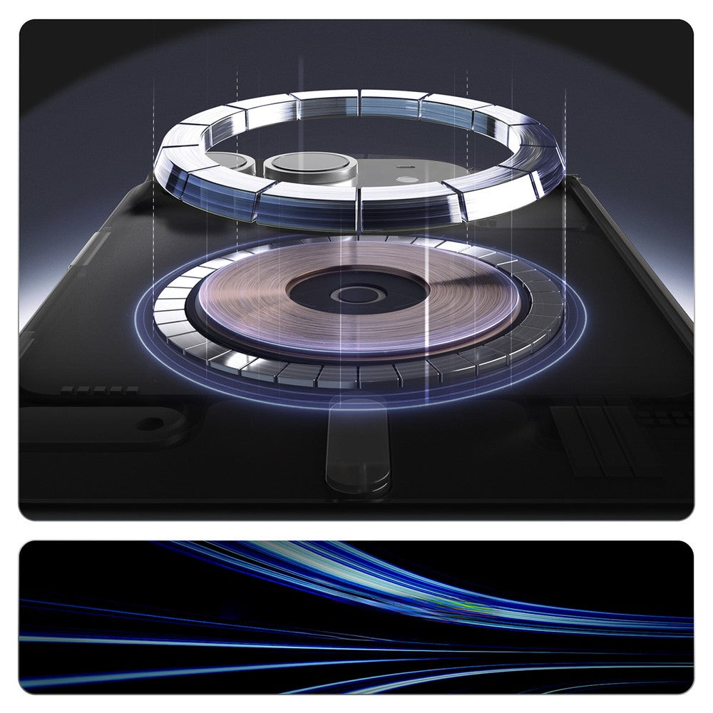 Handyhülle für iPhone Duo, Spigen Slim Armor Pro S Mag mit MagSafe, Schwarz (5/22)