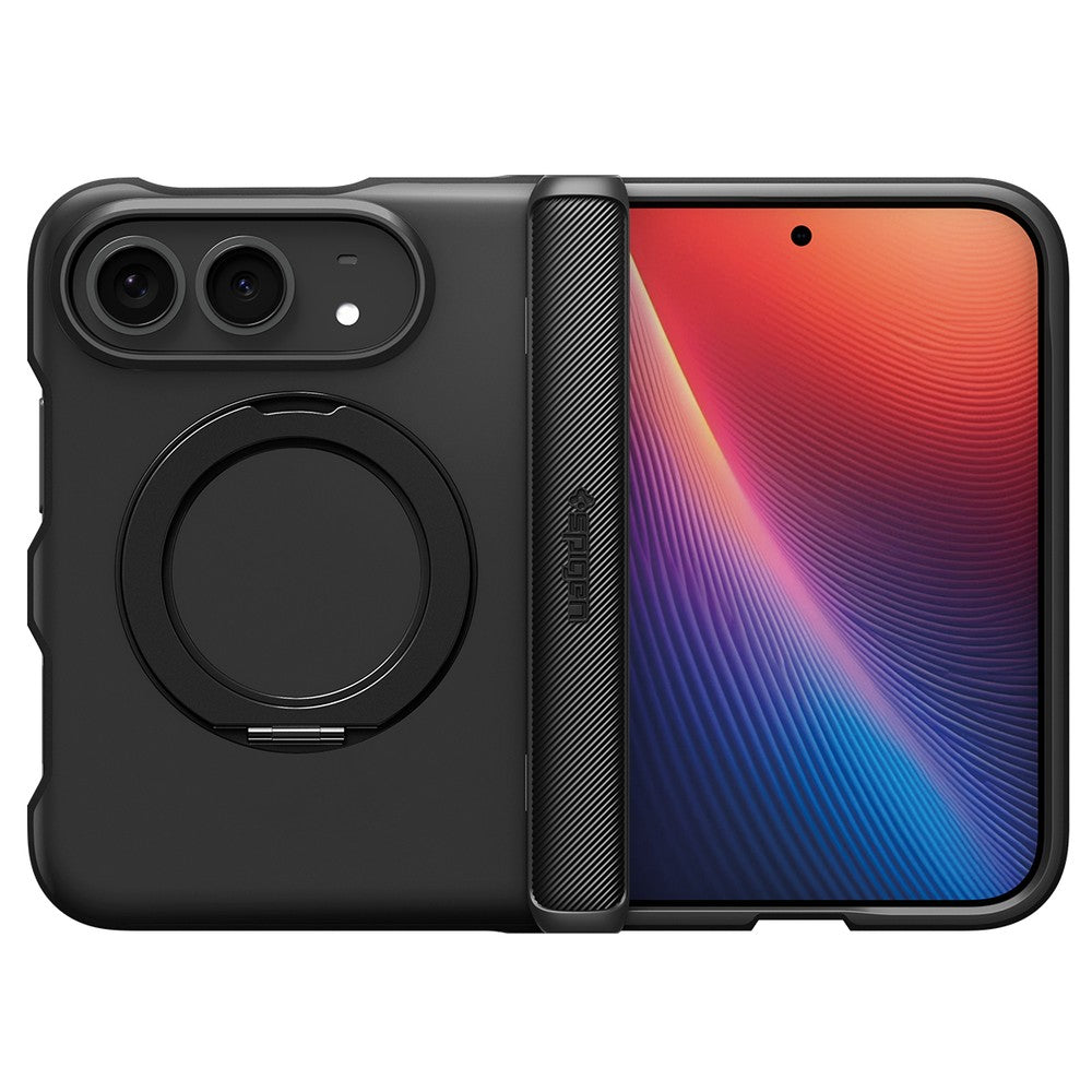 Handyhülle für iPhone Duo, Spigen Slim Armor Pro S Mag mit MagSafe, Schwarz (11/22)