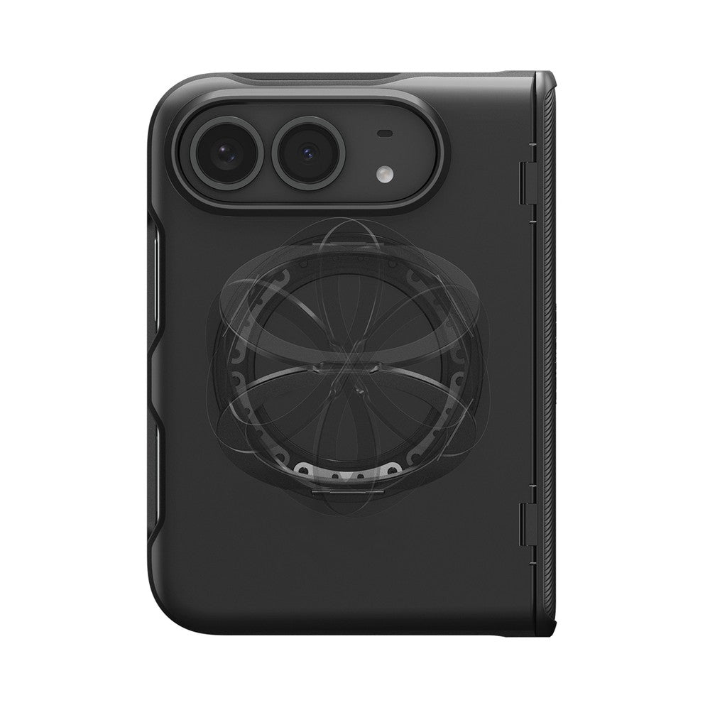 Handyhülle für iPhone Duo, Spigen Slim Armor Pro S Mag mit MagSafe, Schwarz (15/22)