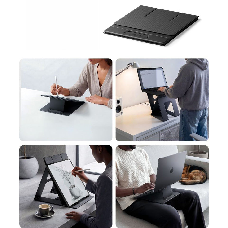 Universalständer für Laptop, Tablet, Slim Fold LD201-S10, Schwarz