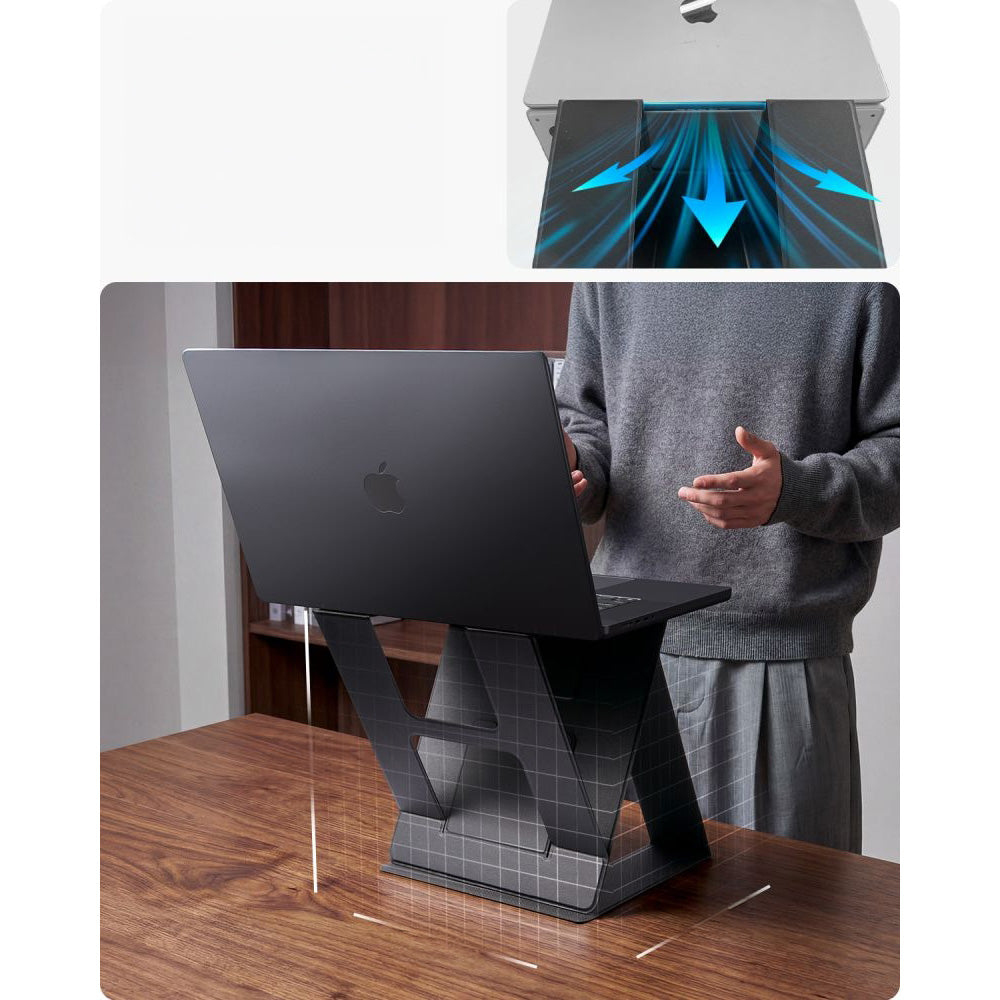 Universalständer für Laptop, Tablet, Slim Fold LD201-S10, Schwarz