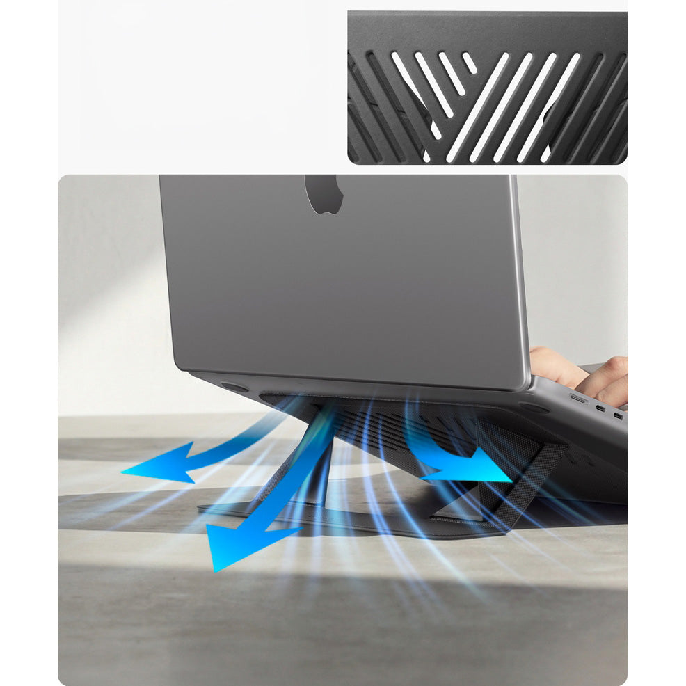 Universalständer für Laptop, Tablet, Spigen Slimfold LD201-S6, Grau