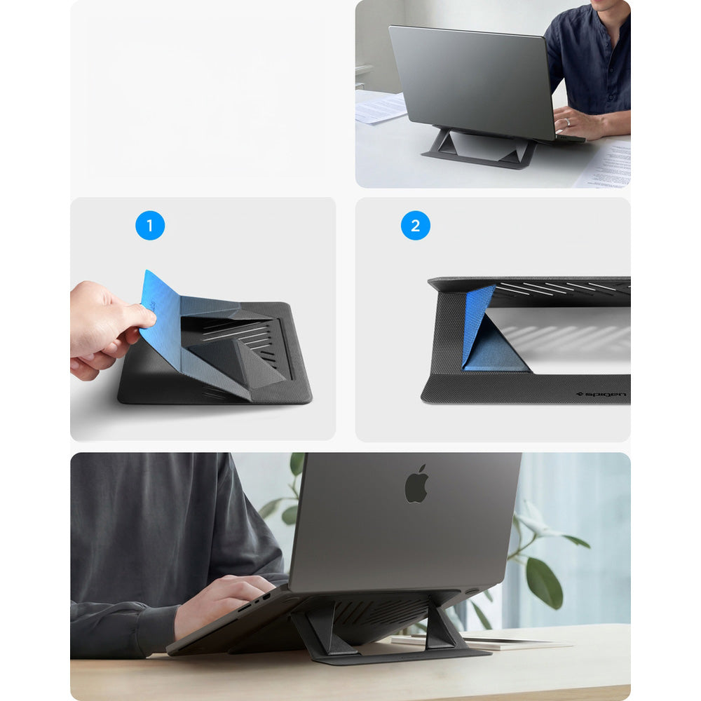 Universalständer für Laptop, Tablet, Spigen Slimfold LD201-S6, Grau