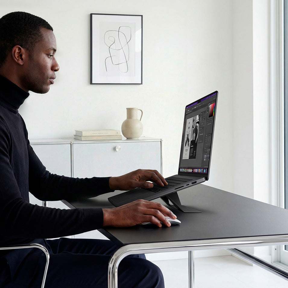 Universalständer für Laptop, Tablet, Spigen Slimfold LD201-S6, Grau