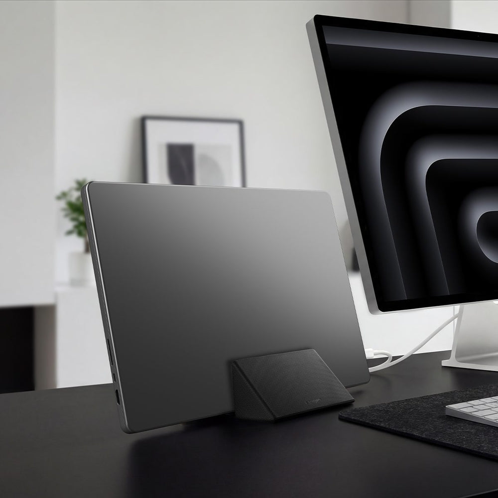 Universalständer für Laptop, Tablet, Spigen Slimfold LD201-S9, Schwarz