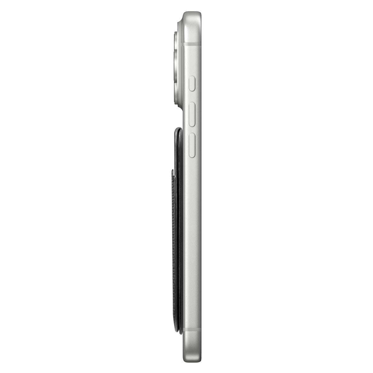 Kartenetui mit Ständer Spigen Slim Fold Mag S314-1 mit MagSafe, Schwarz