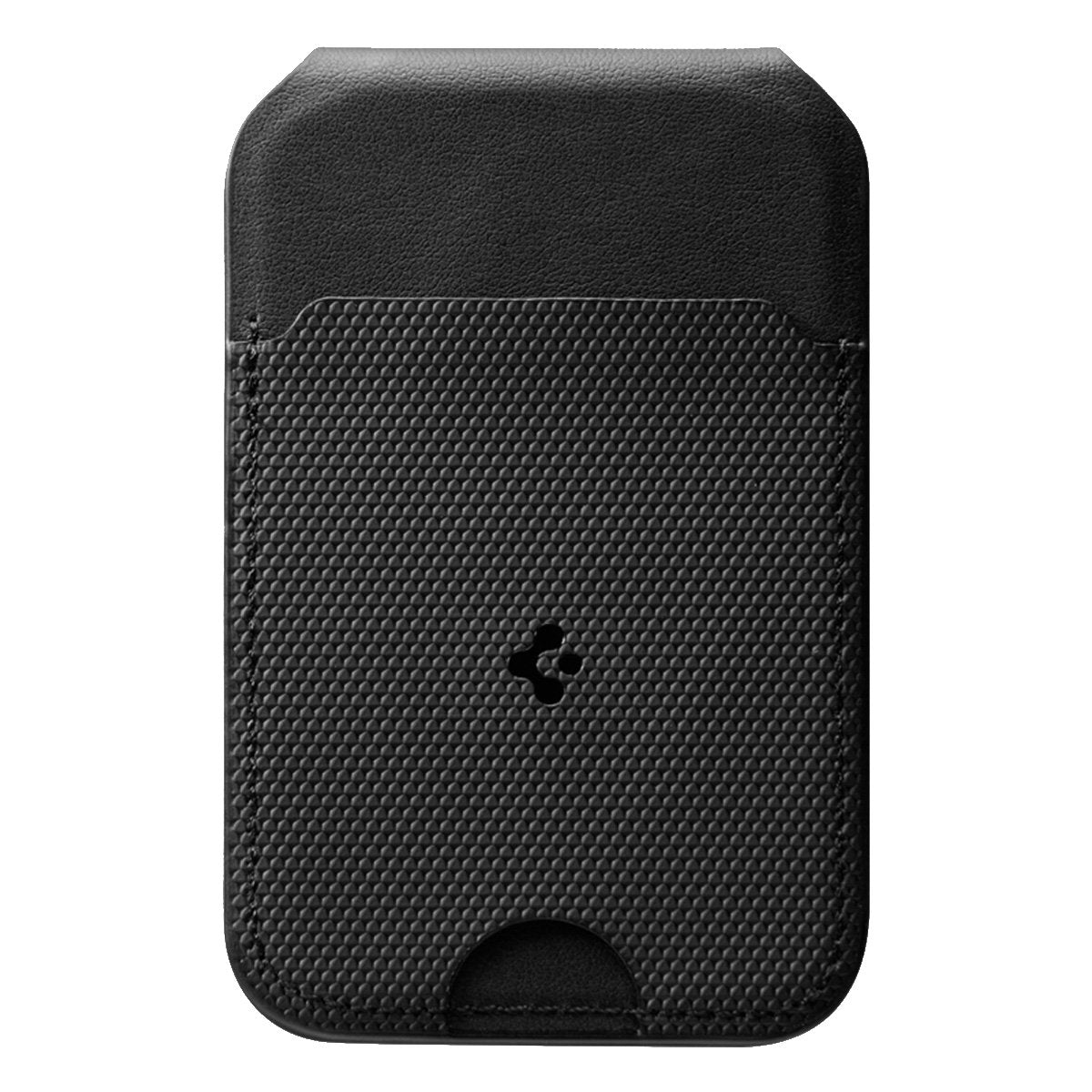 Kartenetui mit Ständer Spigen Slim Fold Mag S314-2 mit MagSafe, Schwarz