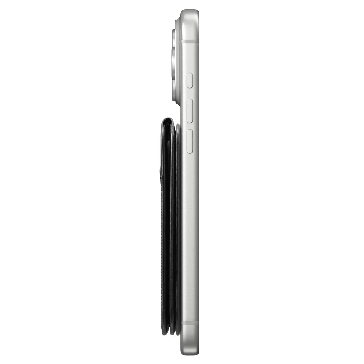 Kartenetui mit Ständer Spigen Slim Fold Mag S314-2 mit MagSafe, Schwarz
