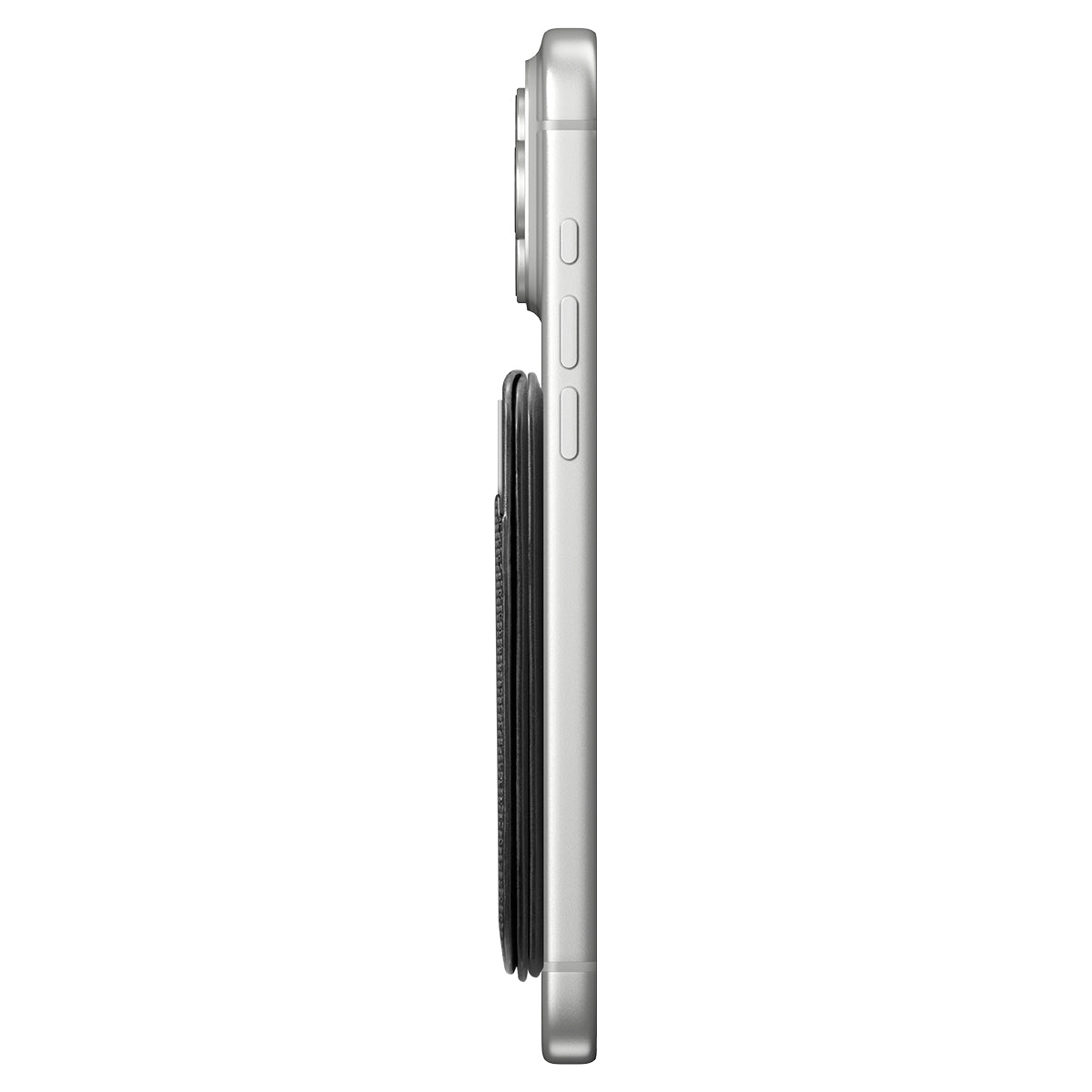 Kartenetui mit Ständer Spigen Slim Fold Mag S314-3 mit MagSafe, Schwarz