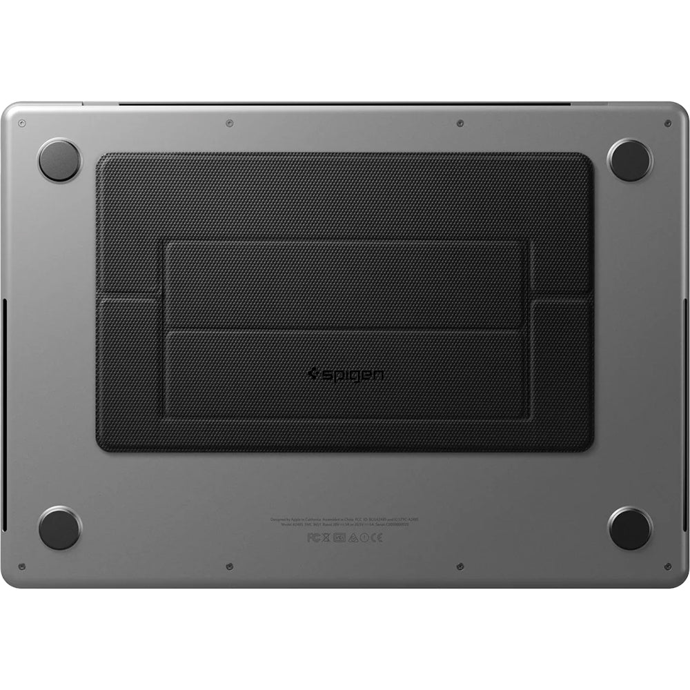 Laptopständer für Laptops bis 16", höhenverstellbar, Spigen Slimfold LD201-S1, Schwarz
