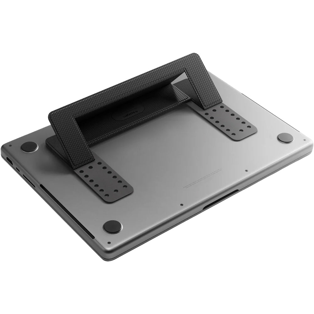 Laptopständer für Laptops bis 16", höhenverstellbar, Spigen Slimfold LD201-S1, Schwarz